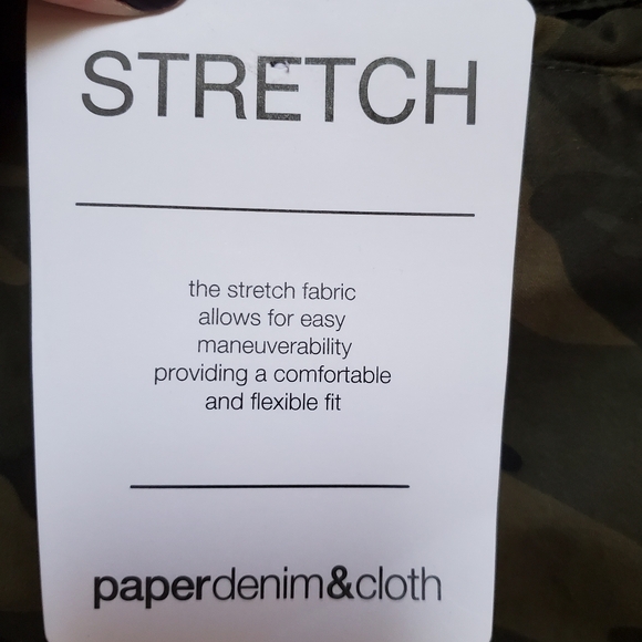 Camo Jogger Stretch Pants By Paper Cloth & Denim 4x NWT - Picture 10 of 16